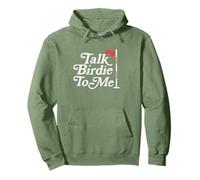 Talk Birdie To Me Funny Golfer Dad Fathers Day Golf Graphic Sudadera con Capucha