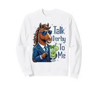 Talk Derby To Me Funny Cool Racing Horse Men Women Sudadera