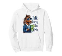 Talk Derby To Me Funny Cool Racing Horse Men Women Sudadera con Capucha