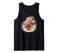 Talk Derby To Me Funny Derby Caballo con Sombrero, Rosas y Encanto Camiseta sin Mangas