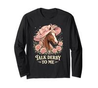 Talk Derby To Me Funny Derby Horse with Hat, Roses & Charm Manga Larga