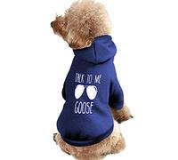 Talk To Me Goose Dog Sudadera Cálida Sudaderas con Capucha para Mascotas Suéter para Perro Gato