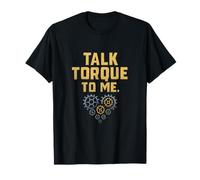 Talk Torque To Me Gear Heart Gráfico Stem Camiseta
