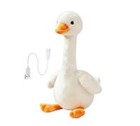Talking Bunny Plush - Dancing Interactive Toy Animal | Kids Soft Stuffed Rabbit Electronic Movement Learning Play Companion Birthday Party Home Playroom Daycare Preschool Gift Set For Boys Girls Fun