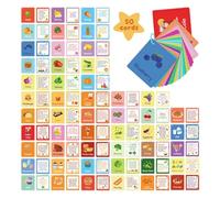 Talking Flash Card - Juguete Educativo Temprano Interactivo | Máquina De Lectura De Aprendizaje Preescolar De Tarjetas Preescolares De Comida De Comida Divertida | Toy De Desarrollo Del Habla Adecuado