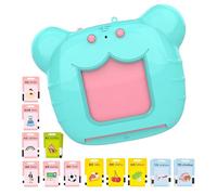 Talking Flash Cards, Pocket Speech Sight Words Reader, Interactive Cards with Sound, Colorful Learning Tool, Smart Start Educational Cards for 1 2 Years Kids, Blue, Pink