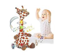 Talking Giraffe Plush Toy, Dancing Singing Recording Baby Toy, Luminous Baby Interactive Plush Toy for 2 3 4+ Years Old Kids