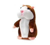 Talking Hamster Plush Toy Repeat What You Say Funny Kids Stuffed Interactive Toy