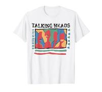 Talking Heads Amarillo Retro Graphic Camiseta gráfica económica, Hombre, Blanco, M