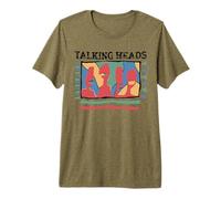 Talking Heads Amarillo Retro Graphic Camiseta Premium