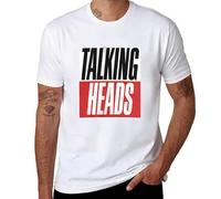 Talking | Heads - Camiseta unisex para hombre, Estilo blanco, XXL