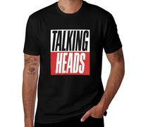 Talking | Heads - Camiseta unisex para hombre, Estilo negro, M