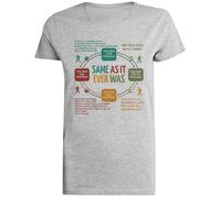 Talking Heads Una Vez En La Vida Camiseta Gris Femenina Camiseta De Manga Corta para Mujer Unisex Black tee Baggy Oversized T-Shirt