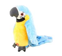 Talking Parrot, Plush Record Repeat Doll, Interactive Voice Playback, Funny Twerking Animation, Repeating Toy for Birthday, Enfermería, Bedtime, Backyard, Daycare, Classroom, 4.72x4.33x8.66 pulgadas