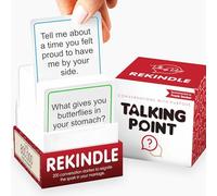 TALKING POINT CARDS 200 tarjetas de conversación para parejas, juego de reavivar para preguntas de casados, relaciones a largo plazo, temas divertidos, construir intimidad y fuertes vínculos viajes
