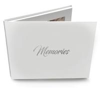 Talking Print Libro de memoria de video IPS HD de 7 pulgadas, con tapa plateada con lámina plateada, marco de fotos digital A5, carga tu video e imágenes a 4 GB/4 horas de video