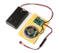 Talking Products, Módulo de Chip de Sonido MP3, Memoria de 4 MB, con Caja de batería AAA y Accesorio de Sensor de luz. CREA tu Propio Modelo Musical Personalizado o Regalo