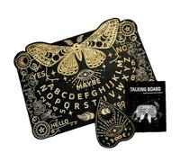 Talking Spirit Board - Tablero de péndulo, tablero de hablar con plancha e instrucciones, herramientas de adivinación, tablero de mensajes de madera para adolescentes y adultos