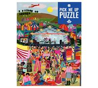 Talking Tables 1000 Piece Music Festival Puzzle for Adults with Matching Poster & Trivia Sheet | Colourful Jigsaw Illustrated Design, Birthday Gifts for Music Lovers