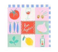 Talking Tables 20 servilletas de verano, servilletas de papel para picnics y cenas al aire libre, ecológicas y reciclables, ideales para bufé de cumpleaños, bodas, barbacoas, decoupage, 33 cm