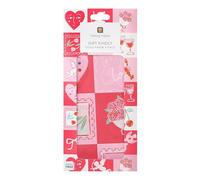 Talking Tables 4 papeles de seda decorativos de San Valentín con iconos de amor para regalos románticos, bodas, regalos de San Valentín, bolsas de fiesta, envoltura de manualidades y estilo de