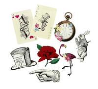 Talking Tables TSALICE Truly Alice Party Props, Multicolor