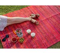 Talking Tables - Alfombra Impermeable para Interior o Exterior, Resistente y Antideslizante, plástico, 120 x 180 cm