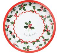 Talking Tables Bandeja redonda para servir té de Navidad, café, bebidas, alimentos, sándwiches, decoración festiva, diseño de vajilla de Navidad, 30 cm