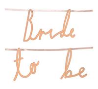 Talking Tables Blossom Girls Guirnalda Bride to Be 1.5 Metros Decoración Oro Rosa Fiesta Soltera 1.5m x 15cm