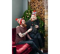 Talking Tables Christmas Entertainment Light Up, Flashing Led Badges Dog, Cat, Lama & Reindeer