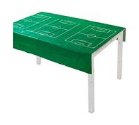 Talking Tables Cubierta de Mesa de Papel para Fiesta de fútbol, Blanco y Verde, 180 cm x 120 cm