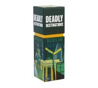 Talking Tables Deadly Destinations Berlin Murder Mystery Game | Experiencia de Cena de Detectives para Adultos | Actividad de resolución de crímenes Incluyendo Linterna de luz UV