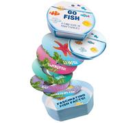 Talking Tables Go Fish Game - Juego de Viaje para niños, Juego Educativo Divertido Familiar, Viajes en Coche, tamaño de Bolsillo, Regalos, cumpleaños, Navidad, Relleno de Calcetines, sin plástico