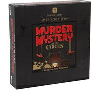 Talking Tables Juego de Misterio de Asesinato Temático de Circo, Organiza tu Noche de Juegos y Resuelve el Crimen, Reutilizable con 3 Finales