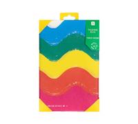 Talking Tables - Mantel de papel arcoíris para suministros de fiesta infantil, orgullo, fiesta temática de los años 60 | Mantel Desechable, Ecológico, Vajilla Reciclable | Rectangulares 180cm x 120cm
