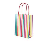 Talking Tables Partybag-Multi Mix & Match Stripy Treat Bags, Multicolor, Medium
