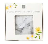 Talking Tables nupcial Confeti de boda blanco en forma de flor, papel biodegradable, color (BOHOBR-CONFETTI)