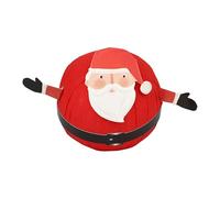 Talking Tables Pass The Parcel Christmas Kids Game con 12 Chistes y 10 Mini sorpresas, Recuerdo de Fiesta reciclable en Forma de Papá Noel, Relleno de calcetín de Navidad Wonderball