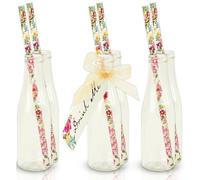 Talking Tables TSALICE-DRINKSET Truly Alice Bebe me Conjunto de Bebidas de Fiesta, Cartón, Multicolor, 3.50x13.5x25 cm