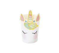 Talking Tables Unicorn-Cup-Face Taza de Papel de Unicornios (Paquete de 8)
