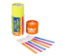 Talking Tables Would You Rather Shout Kids - Juego de Viaje portátil e hilarante para niños y niñas, 160 escenarios tontos, sin plástico, l para más de 2 Jugadores. A Partir de 5 años, Blanco