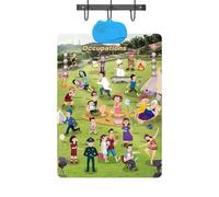 Talking Wall Charts - English Sound Learning Board Interactive Poster Set with Voice, Educational Speech Tool with Fun, Preschool Teaching Supply, Charts for Kids, Girl, Boy, Home