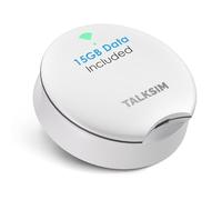 TALKSIM UFO - Hotspot móvil con datos de 15 GB, WiFi 6 y dispositivo 4G LTE Hotspot MiFi, compatible con AT&T, T-Mobile, Verizon |10 dispositivos, cobertura de Estados Unidos, sin tarjeta SIM, sin