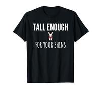 Tall Enough for Your Shins Cute Bunny Rabbit Boxing Camiseta