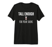 Tall Enough for Your Shins Cute Bunny Rabbit Boxing Camiseta Premium