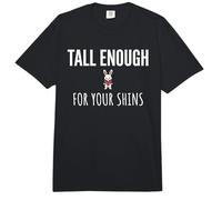 Tall Enough for Your Shins Cute Bunny Rabbit Boxing Comfort Colors Adult Heavyweight T-Shirt