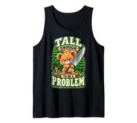 Tall Enough to Be A Problem Funny Sarcastic Bear Camiseta sin Mangas