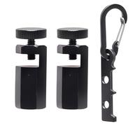 Tall Stair Gauges for Framing Square - Hexagonal Stable Lock with Holder & Hook for Carpentry & Circular Saw, Framing Square Stops Framing Jig for Speed Square for Carpentry Layout (Black)