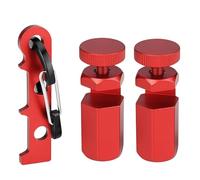 Tall Stair Gauges for Framing Square - Hexagonal Stable Lock with Holder & Hook for Carpentry & Circular Saw, Framing Square Stops Framing Jig for Speed Square for Carpentry Layout (Red)