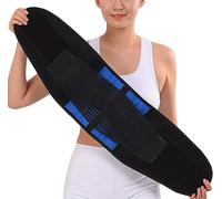 Talla Grande S-6XL Soporte De Espalda Inferior De Doble Tirón Cinturón De Descompresión Lumbar De Neopreno Corrector De Postura De Espalda De Cintura Transpirable para Hombre Y Mujer (Color : Blue,